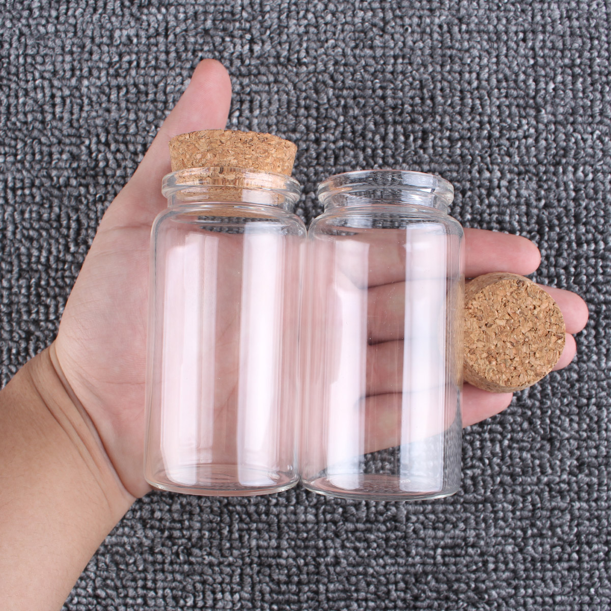 Candle Making Jars With Lids - 2pcs/lot 50ml 60ml 80ml 100ml 120ml