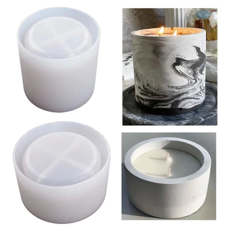 Candle Making Jug - 3 Sizes Round Cement Concrete Molds