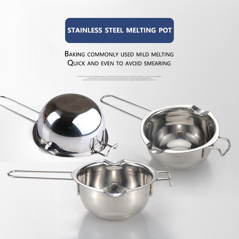Candle Making Jug - Stainless Steel Wax Melting Pot Long
