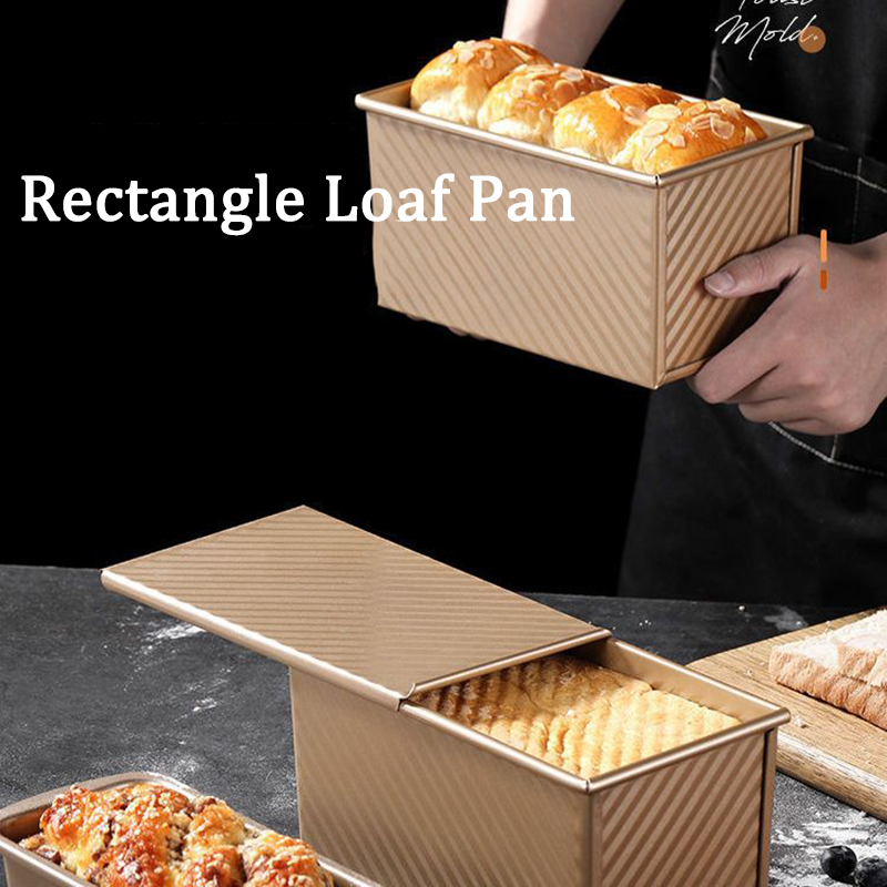 Rectangle Loaf Pan Baking Toas - Tin Container Lid review and price