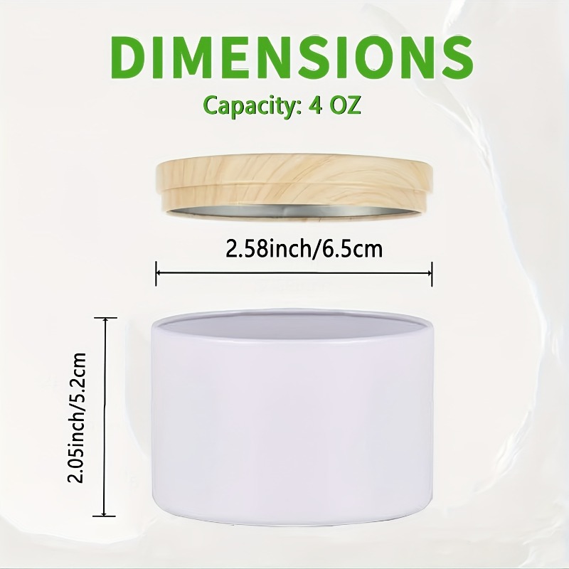 White Metal Candle Jar Candle  - Candle Making Jars With Lids review and price