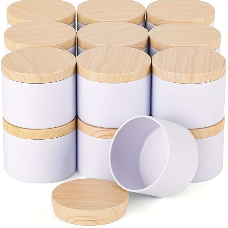 White Metal Candle Jar Candle  - Candle Making Jars With Lids review and price