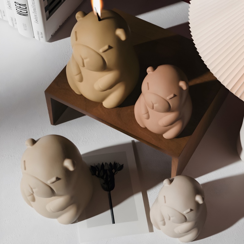 Capybara Pudding Baking Silico - Candle Making Tutorial review and price
