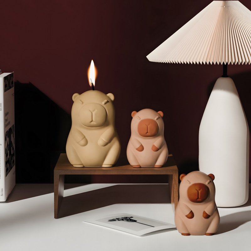 Capybara Pudding Baking Silico - Candle Making Tutorial review and price