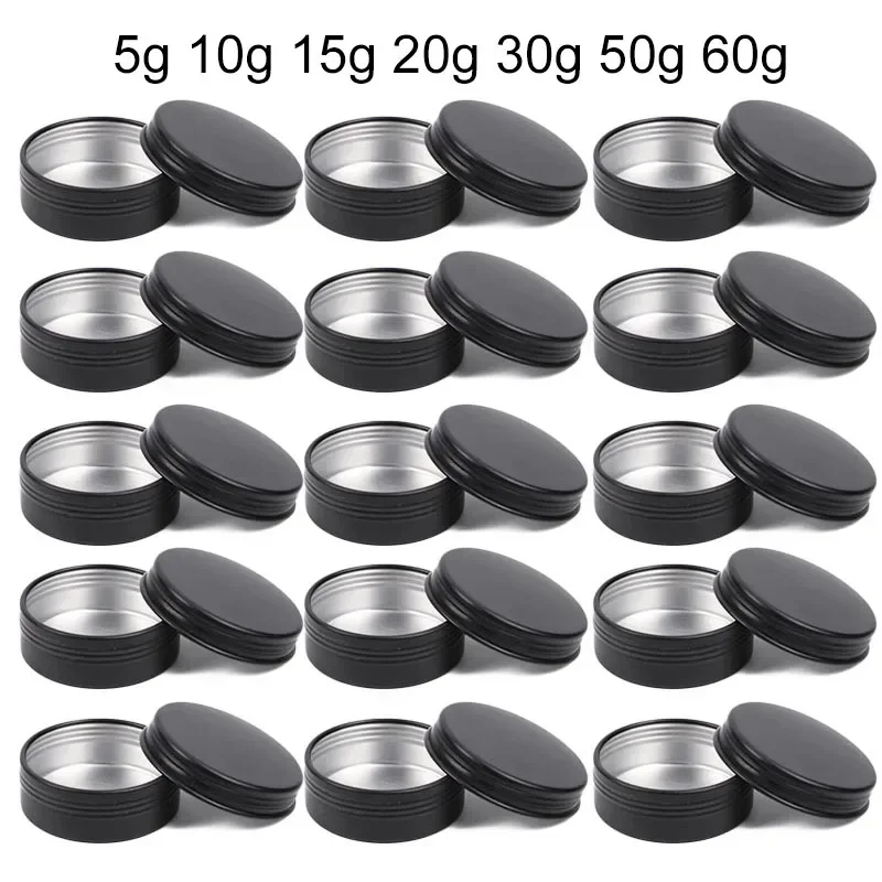 50Pcs Black Empty Candle Jars  - Tin Container Lid review and price