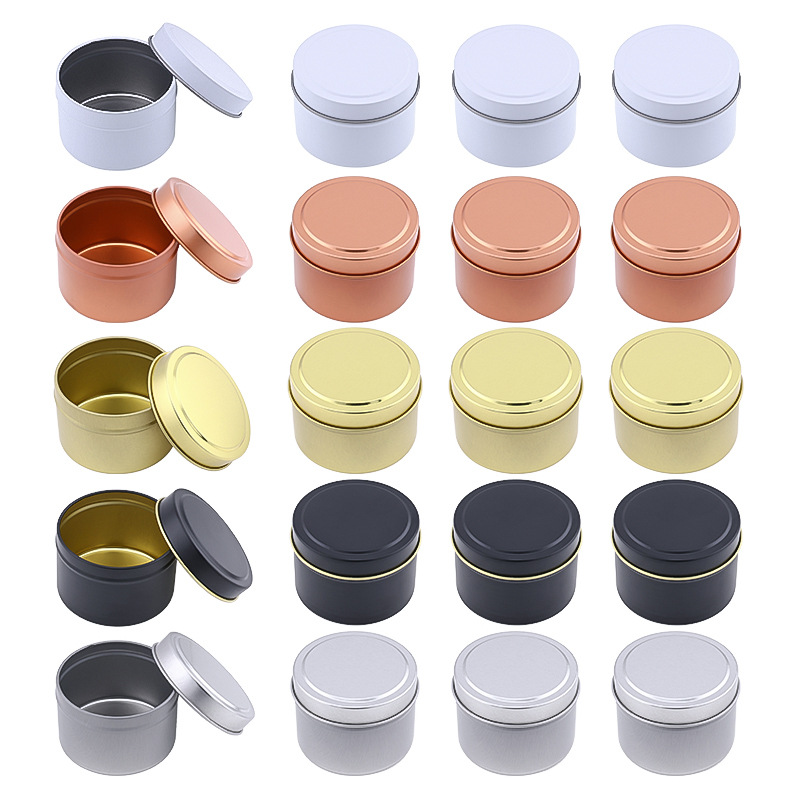 Round Aluminum Candle Tins wit - Candle Making Jars With Lids review and price