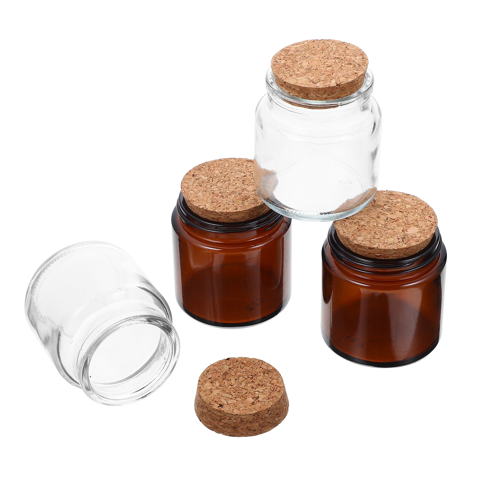 4Pcs High Quality Fragrance Gl - Candle Making Jars With Lids review and price