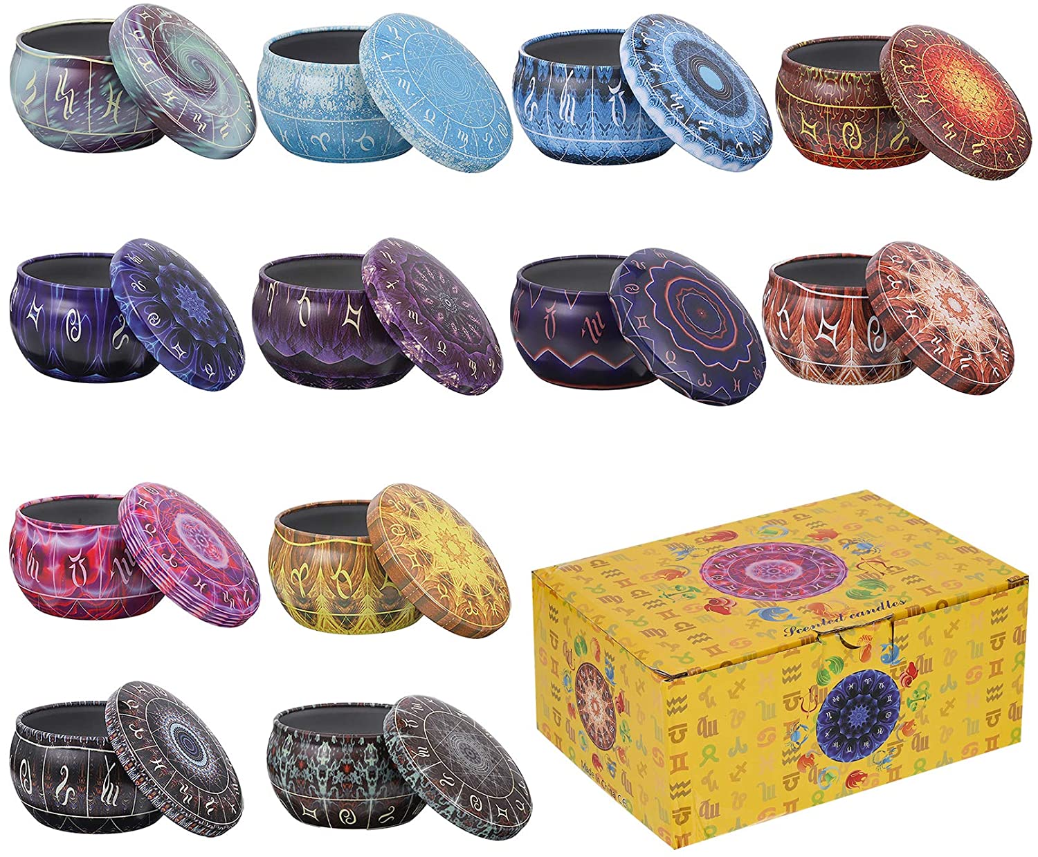 12 pack Candle Tins Round Cand - Candle Making Jars With Lids review and price