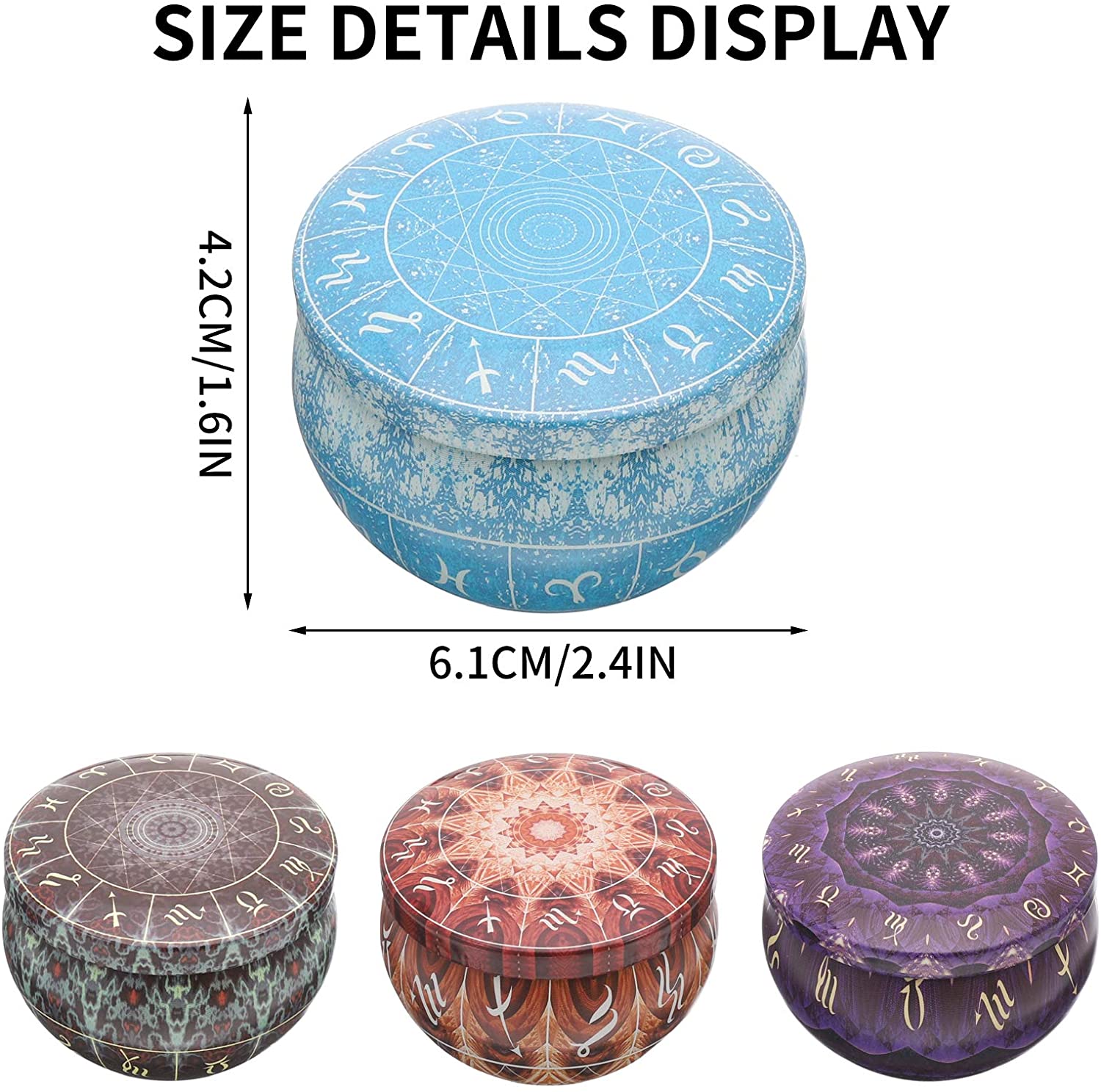 12 pack Candle Tins Round Cand - Candle Making Jars With Lids review and price
