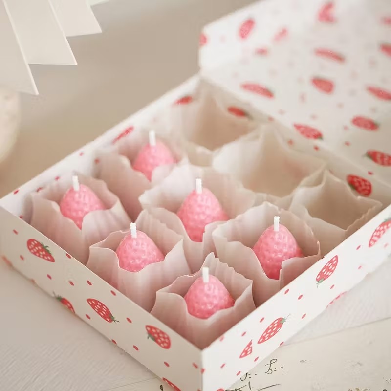 Strawberry Silicone Candle Mol - Candle Making Tutorial review and price