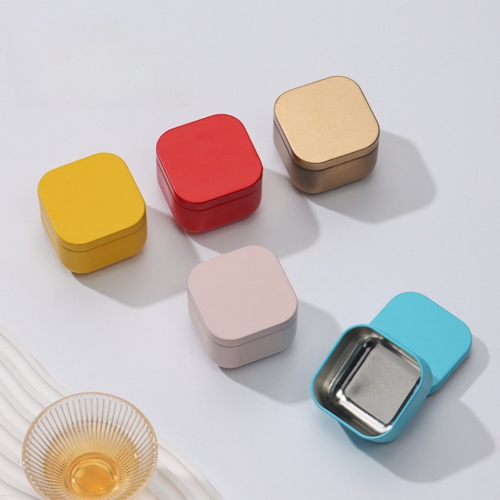 20PCS Empty Square Candle Jars - Tin Container Lid review and price