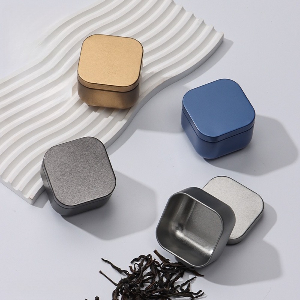 20PCS Empty Square Candle Jars - Tin Container Lid review and price