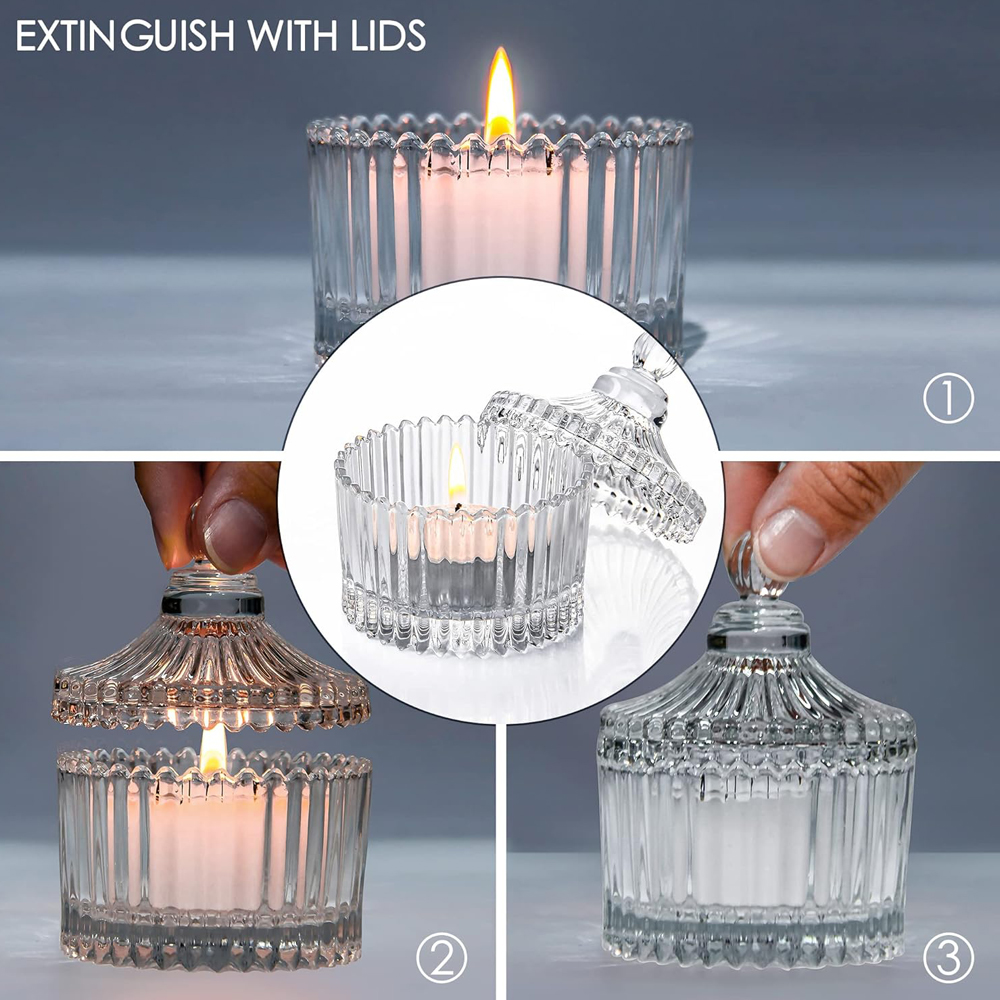 Votive Candle Holders with Lid - Candle Making Jars With Lids review and price