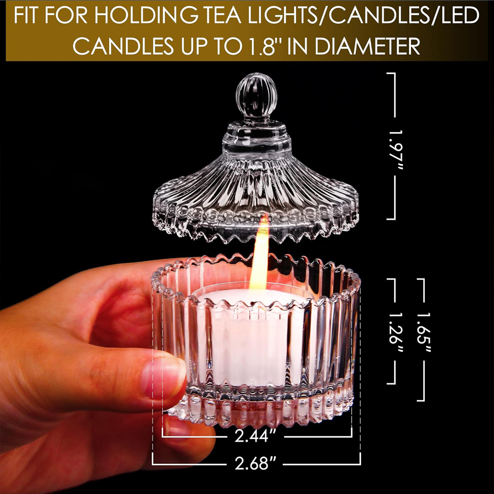 Votive Candle Holders with Lid - Candle Making Jars With Lids review and price
