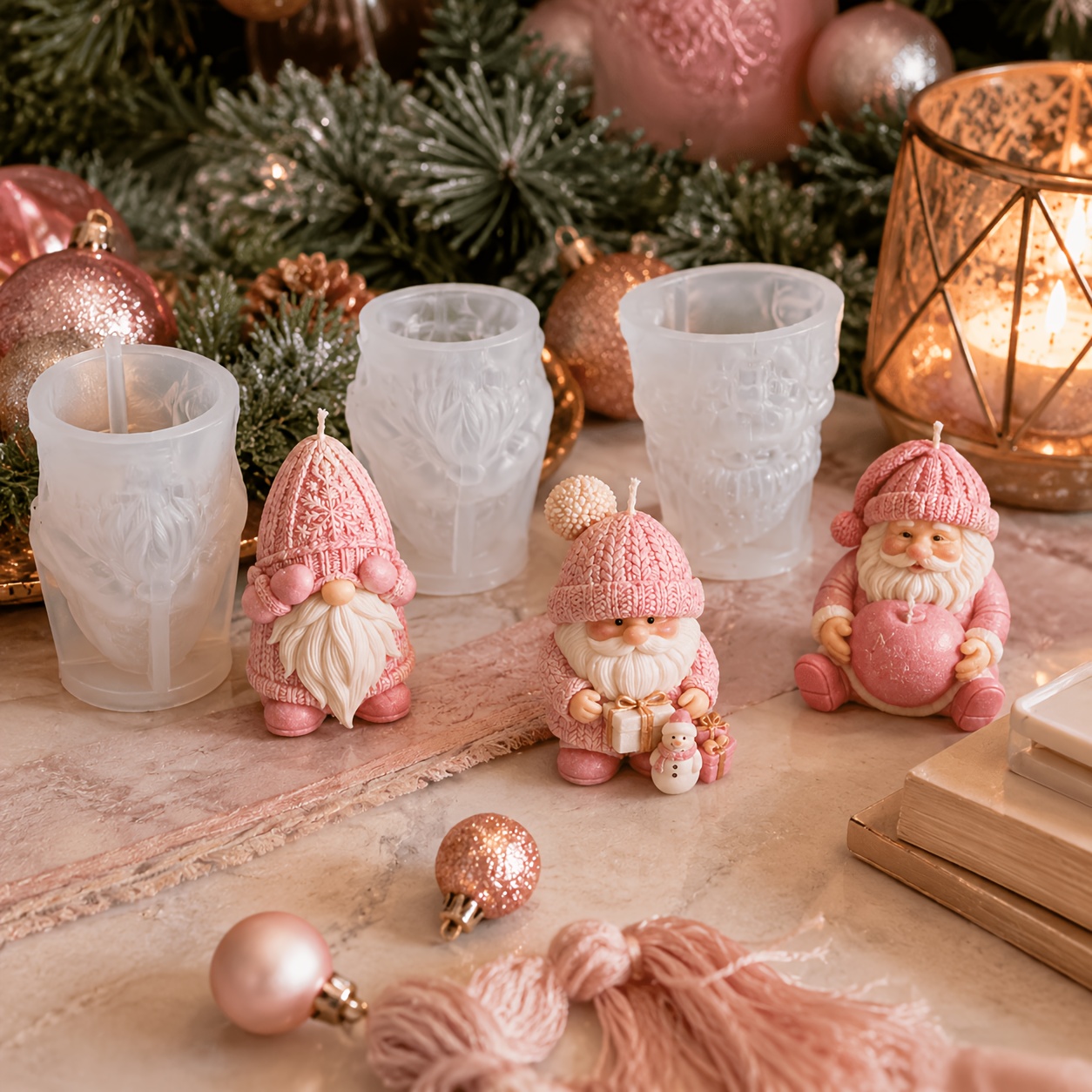 Xmas Holiday Gnome Silicone Ca - Candle Making Kits review and price