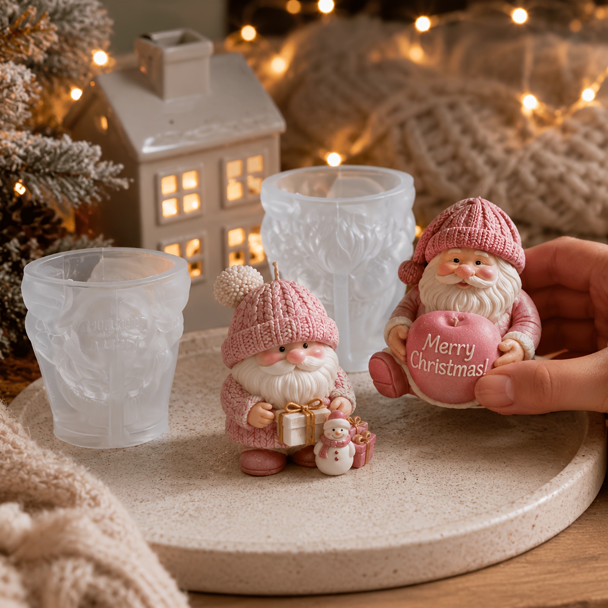 Xmas Holiday Gnome Silicone Ca - Candle Making Kits review and price