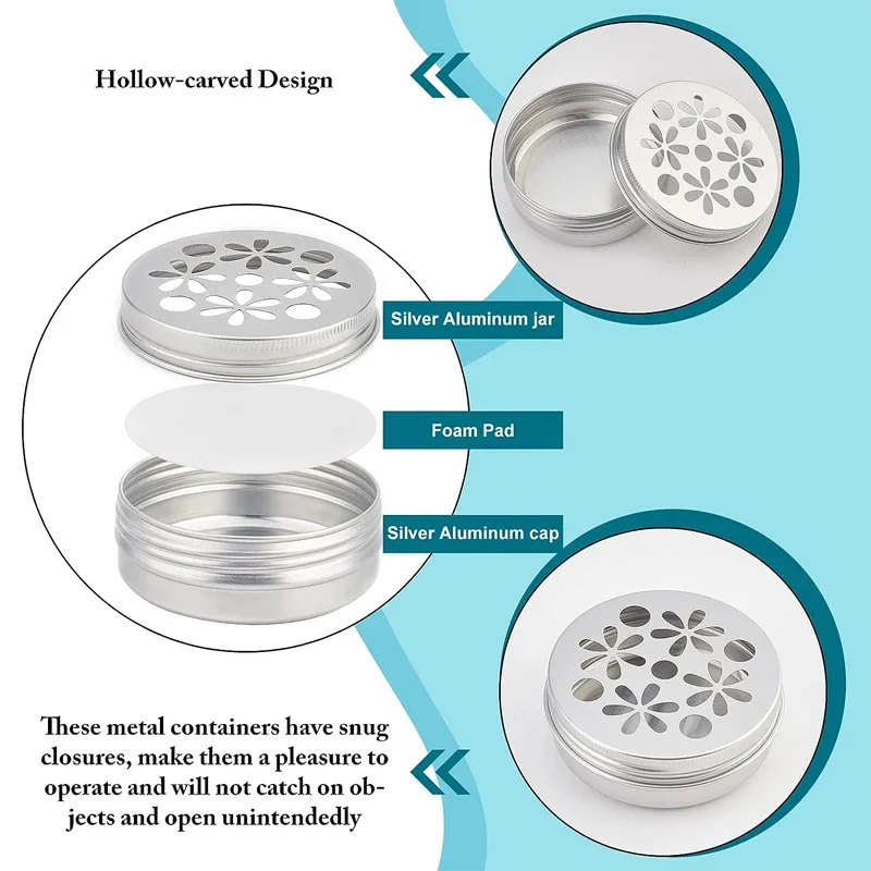 10Pcs Empty 5g-60g Round Alumi - Tin Container Lid review and price