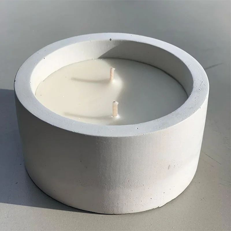 3 Sizes Round Cement Concrete  - Candle Making Jug review and price