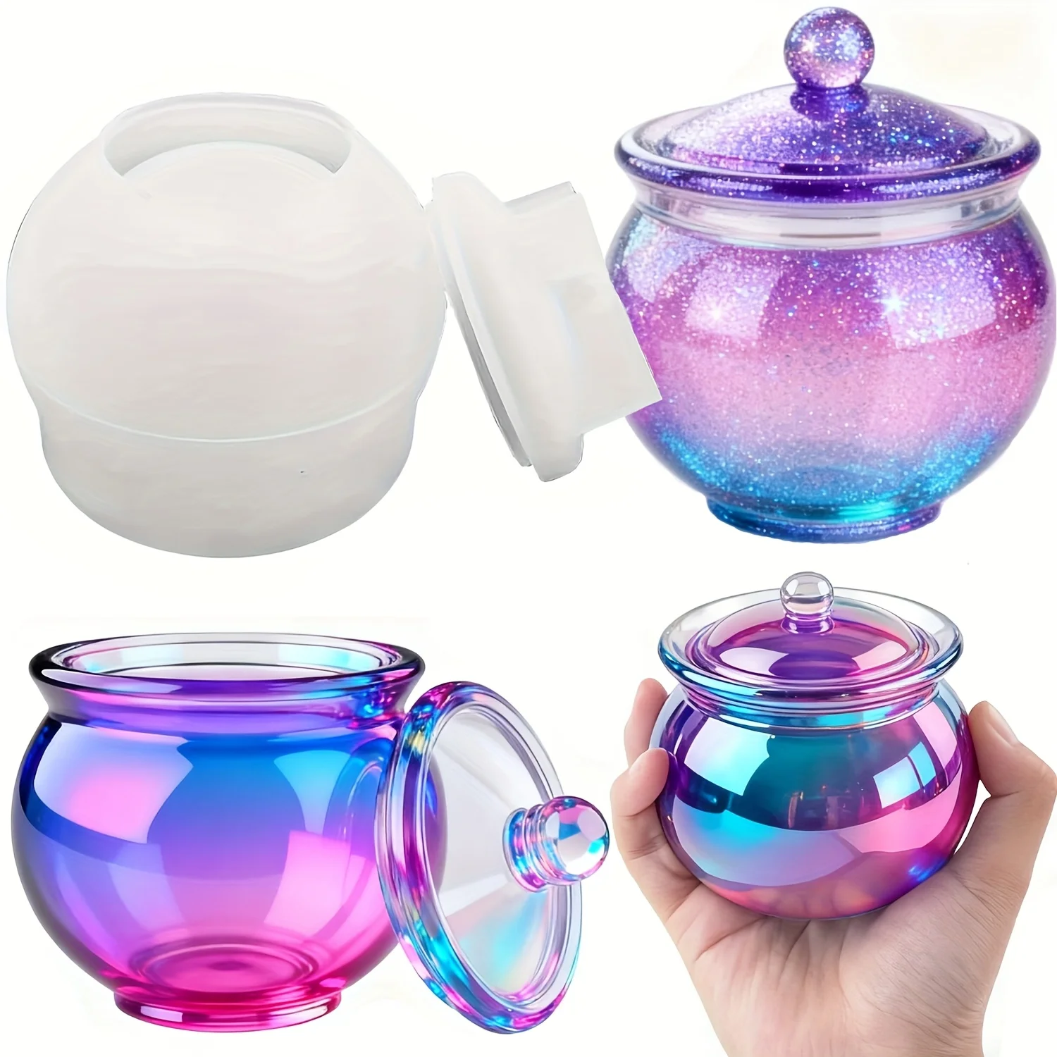 1 set of round resin can molds - Candle Making Jug review and price